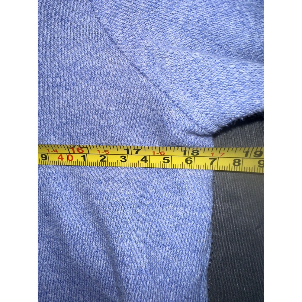 Vineyard Vines Quarter 1/4 Zip Pullover Light Blue‎ Pink Whale Logo Women's XS - Picture 5 of 6